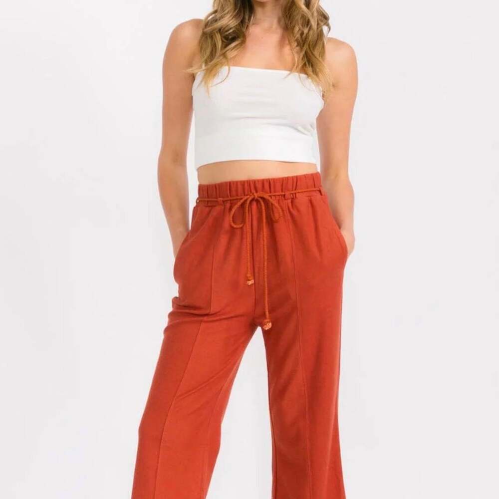 Women's Orange Trousers